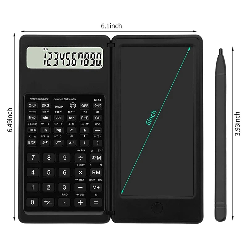 Calculadora Científica com Tablet de Escrita